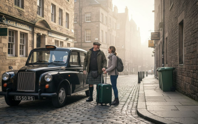 Guía paso a paso taxi: Reserva fácil y segura en Edimburgo