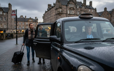 Diferencias Taxi vs. Coche Privado en Edimburgo