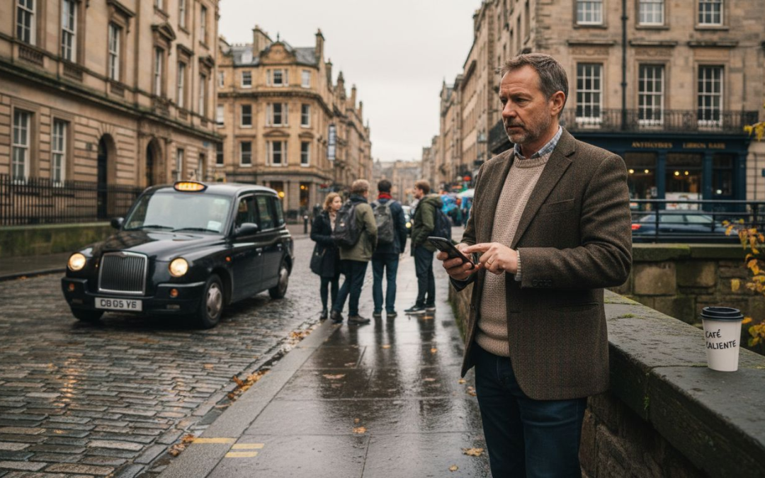 Apps para Taxi en Edimburgo: 30% Menos Espera