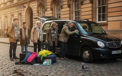Ventajas taxis grupos Edimburgo: ahorra 30% y viaja cómodo
