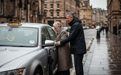 Beneficios taxis privados Edimburgo: 94% priorizan seguridad