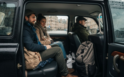 Cuándo usar taxi compartido en Edimburgo: ahorra 50%