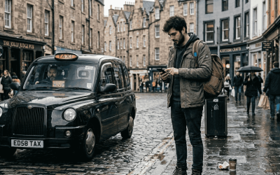 Key features of taxi apps for efficient travel in Edinburgh 2026