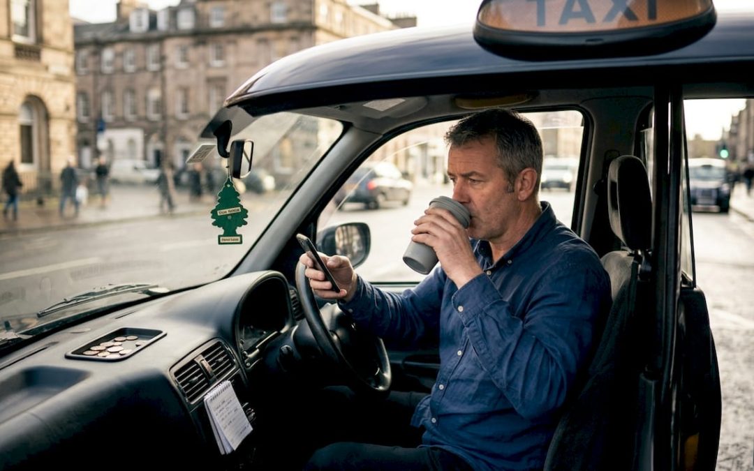 Concepto de tarifa fija taxi: cómo ahorrar en Edimburgo