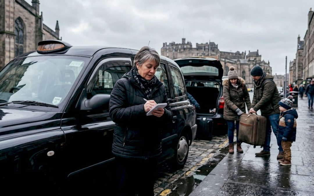 Ejemplos de rutas turísticas en taxi en Edimburgo