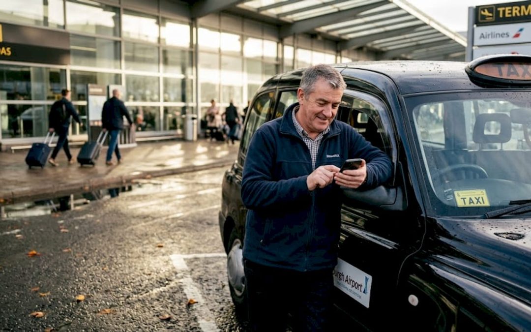 Seguimiento de vuelo taxi: evita esperas en Edimburgo